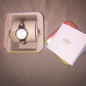 NWT Fossil watch with limited edition box