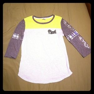 PINK Baseball Tee