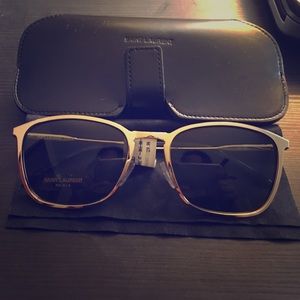 YSL gold sunglasses