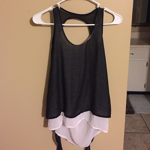 Black & White Tank Top