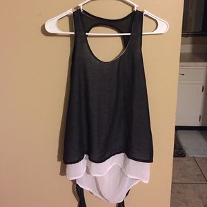 Black & White Tank Top