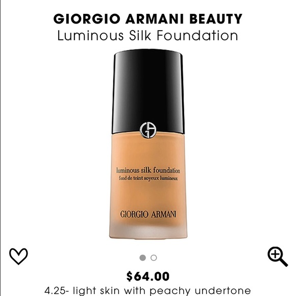 Giorgio Armani luminous silk foundation