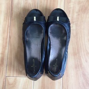 Cole Haan Nike Air Monica Leather Ballet Flats