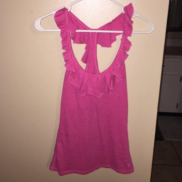 Abercrombie and Fitch Ruffled Razorback Tee