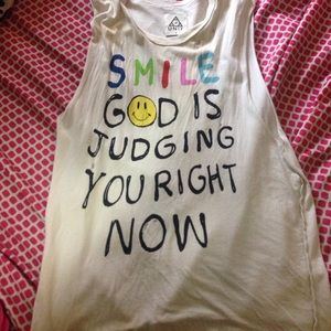 Unif smile God is judging you right now sz medium