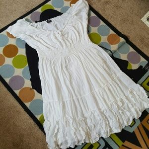 White Boho Style Dress