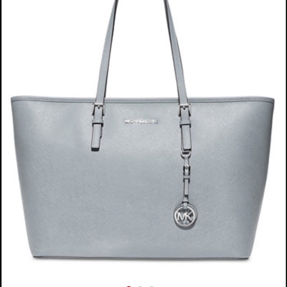 Large light grey Michael kors tote