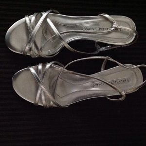 Silver shoes