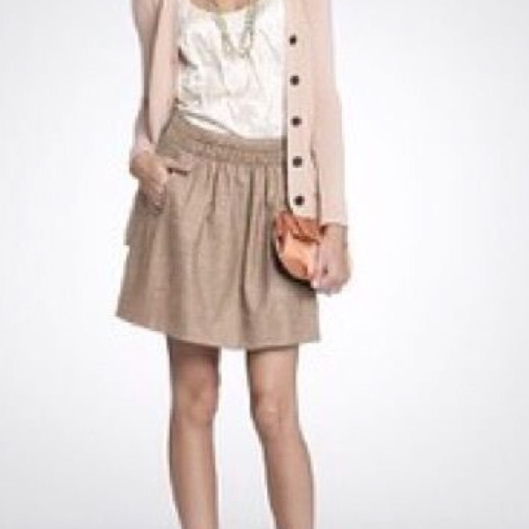 J.Crew Wool Mini Skirt w/ Pockets