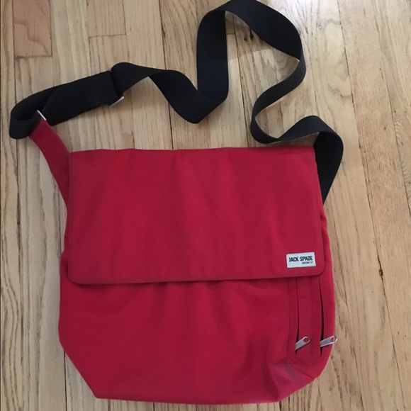 Jack spade red messenger big bag :-)