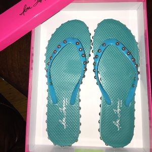 Isa Tapia Kate Studded Flip Flop