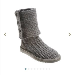 Gray crochet boots from UGG Australia!