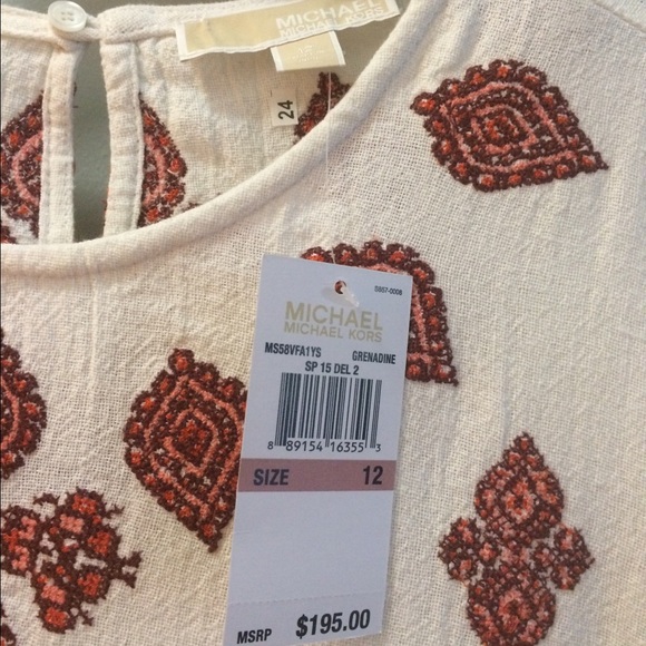 Michael Kors White/Sienna Shift - Never Worn