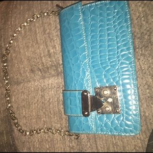 Teal blue small bag