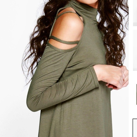 Boohoo strappy shoulder dress - Picture 2 of 2