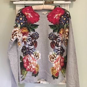 J. Crew Factory Floral Sweatshirt