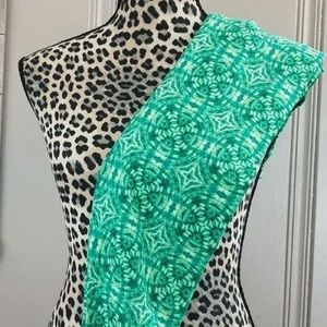 TC LuLaRoe Green Tye Dye Leggings