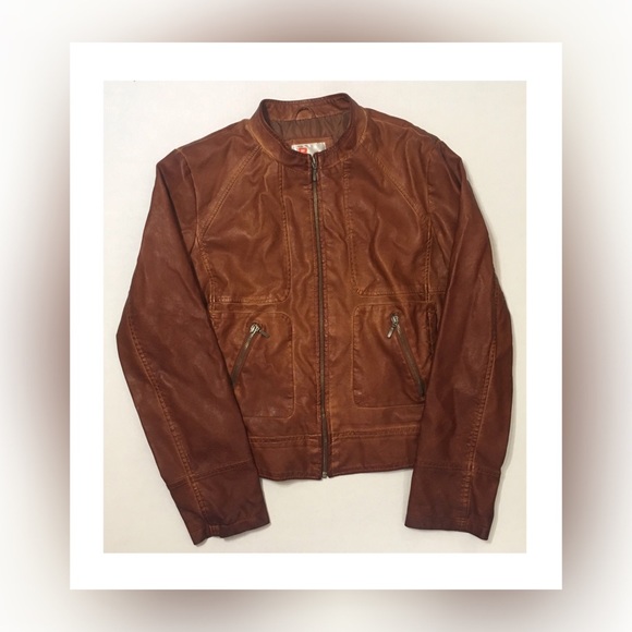 Bernardo Faux Leather Jacket!