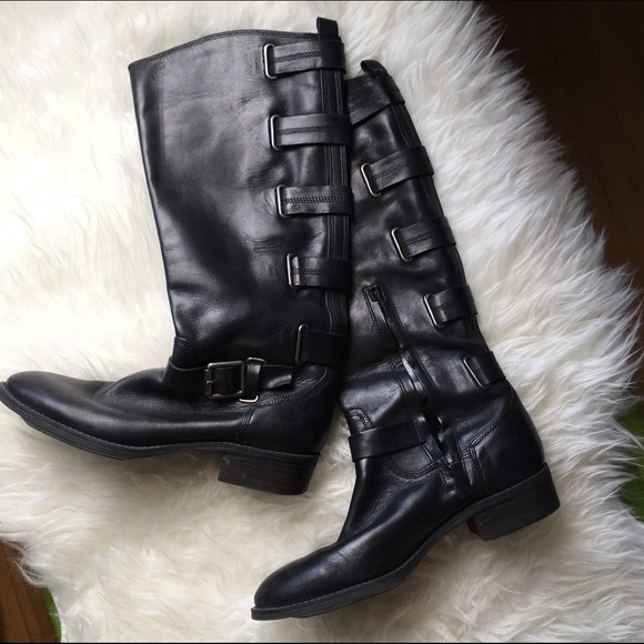 SOLE SOCIETY leather riding boots