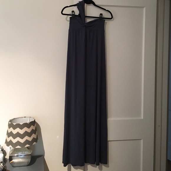 Lauren Conrad modal knit one shoulder maxi dress