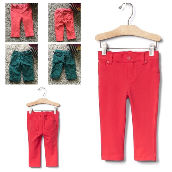 TWO 3-6mnth GAP and Oshkosh pants