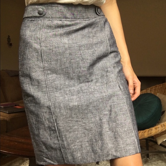 Banana Republic Linen and Cotton Pencil Skirt