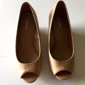 Target Merona Nude Wedged Shoes