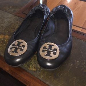 Black Tory Burch flats