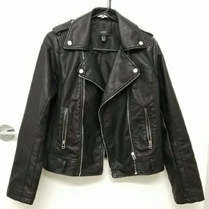 SOLD Mango Faux Leather Jacket