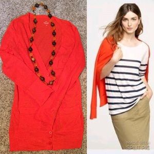 J. Crew Whisper Linen Cardigan