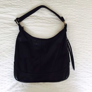 Black Leather Banana Republic Purse