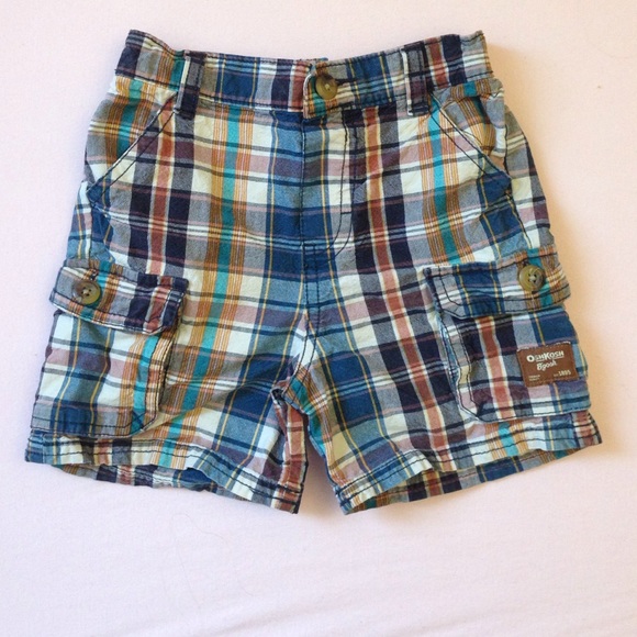 BOGO FREE - Boys Plaid Shorts