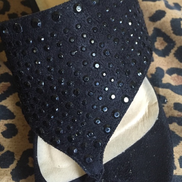 CHINESE LAUNDRY NISA BLK WEDGE/bling - Picture 2 of 3