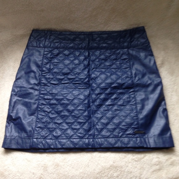 Abercrombie & Fitch Faux Leather Skirt