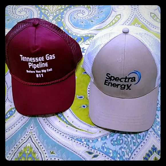 Lot of 2 mesh back trucker caps