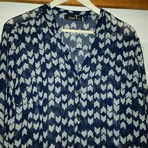 A.n.a. Oversized Sheer Top