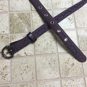 COACH LOGO BELT AUTHENTIC