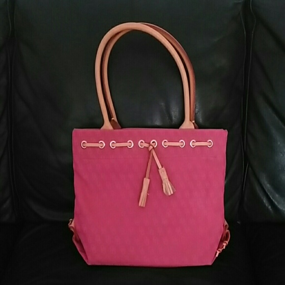 Dooney and Bourke Vintage Canvas and Leather purse