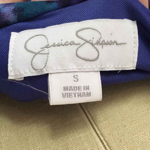 Jessica Simpson One Shoulder Multi Mini Dress - Picture 4 of 4