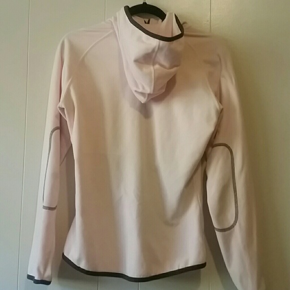 Pink North Face fleece zip up hoodie - Picture 2 of 4