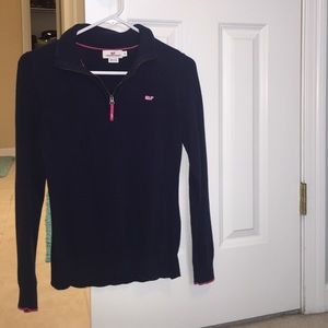Vineyard Vines quarter zip sweater