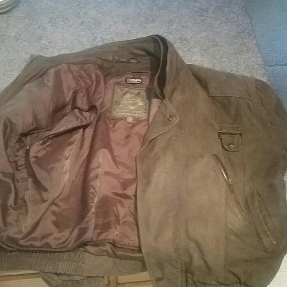 Wilson's Chocolate Leather Coat
