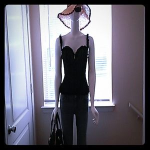 Bustier Black Top