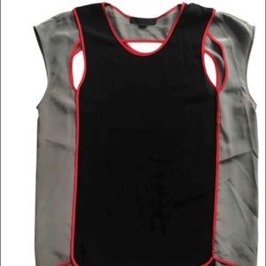 Alexander Wang Silk Blouse with Cutouts