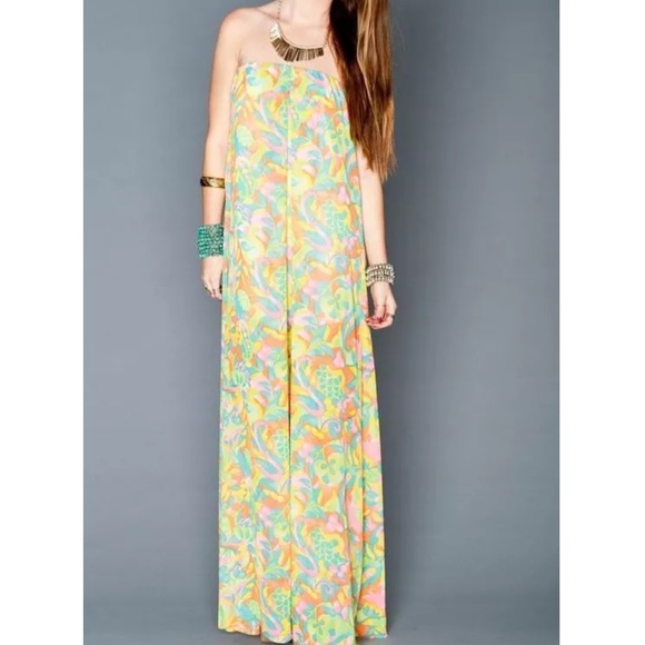 SHOW ME YOUR MUMU Draped Dress Intricate Long Gown - Picture 2 of 6