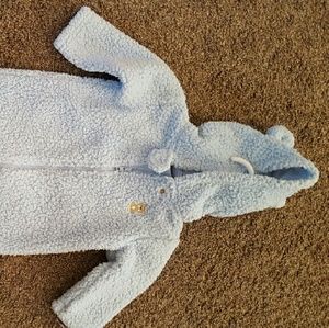 Hooded Baby Zippered Fleece