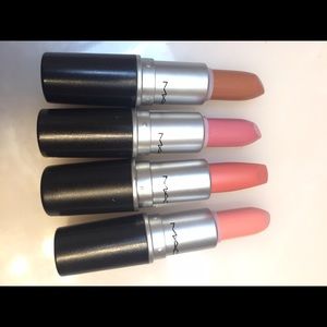 MAC Lipstick bundle of 4
