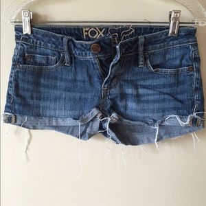 denim shorts