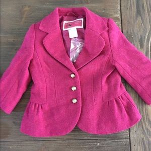 Janie and Jack Equestrian Charm coat NWT.