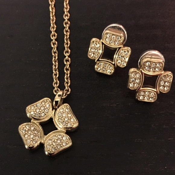 Fossil Necklace and earring set